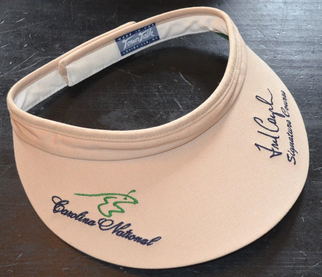 Rare Vtg SOUTH CAROLINA NATIONAL GOLF CLUB VISOR Fred Couples Signature Course