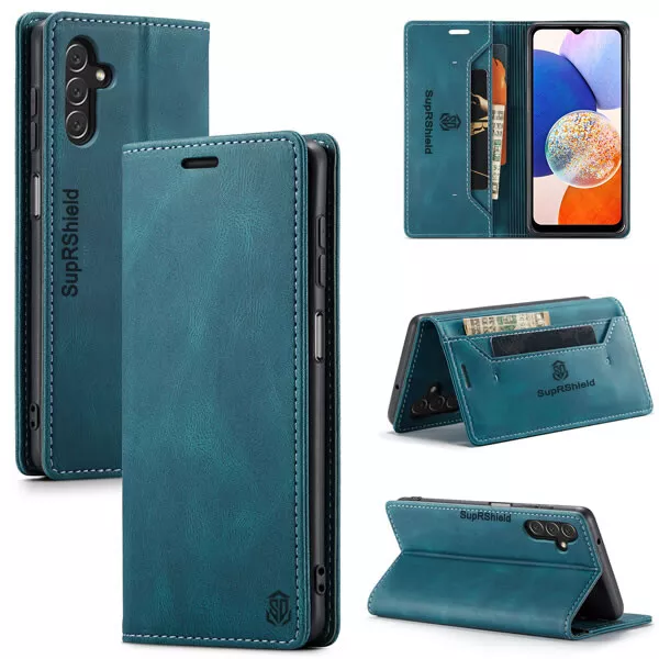 Wallet Leather Flip Case Cover F Samsung Galaxy A15 A04S A25 A14 A13 A23 A53 A54 2