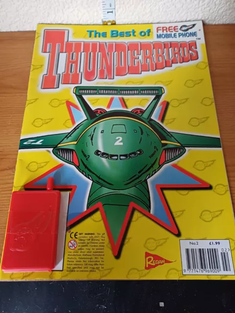 Best Of THUNDERBIRDS ISSUE 2 Comic & Free Gift Mobile Phone GERRY ANDERSON