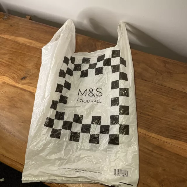 M&S Food hall Vintage Carrier Bag 30x40cm