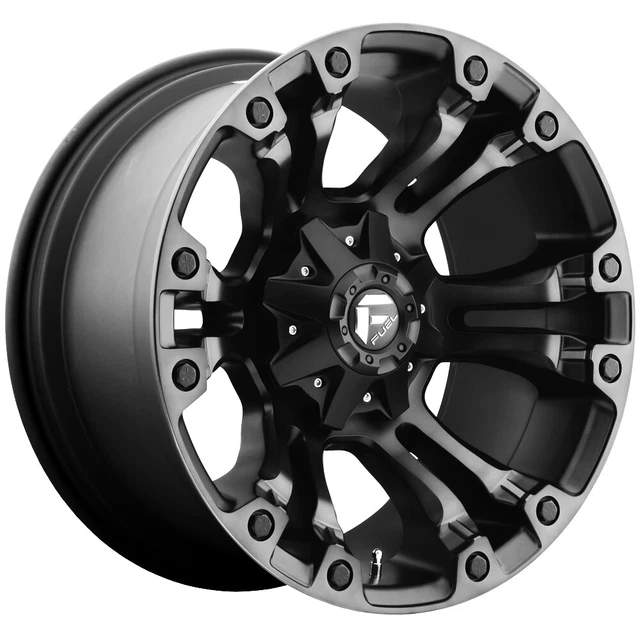 Fuel D851 Vapor 20x9 5x4.5"/5x5" +1mm Black/Gray Wheel Rim 20" Inch