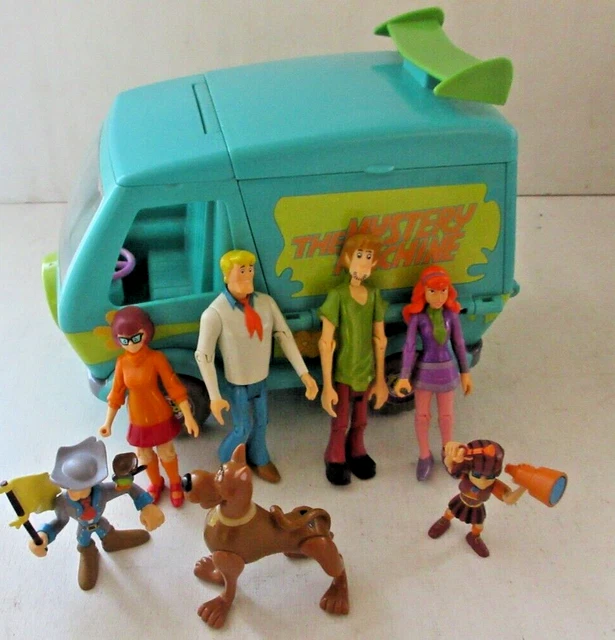 SCOOBY DOO MYSTERY Machine Van & Figures XMAS Toy Lot Toy Bundle 39.99