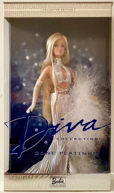 Barbie 2001 Gone Platinum Diva Collection Doll  Collector Edition  - NRFB #52739