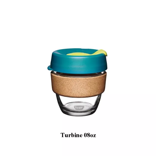 Keep Cup Glass Coffee Cup with Cork Band Tea Reusable - Cork Edition 8oz 2