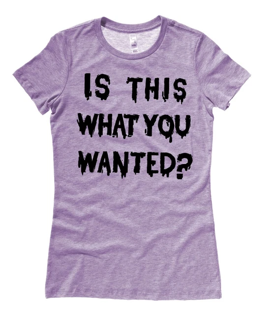 Pastel Goth Shirt creepy cute kawaii guro Is This What you Wanted purple menhera