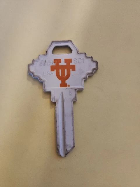 Texas Longhorns house key blank Schlage