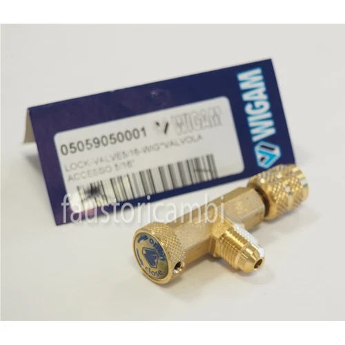 Wigam Valvola Accesso 5/16 Shutoff Gas R410 05059050001 Wigam Valvola Accesso 5/16 Shutoff Gas R410 05059050001