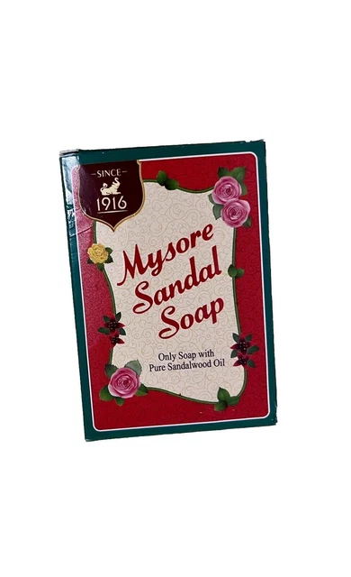 Lot De 3 Savons Mysore Sandal – À L'huile De Santal Pure – 150g Chacun – Inde