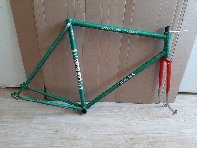 Cadre Vélo ROUTENS Artisanal - 60x58 Cm - Vintage Français, Taille 60