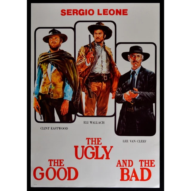 Magnet Le Bon La Brute Et Le Truand 1966 - Affiche Film Cinéma 54x78mm