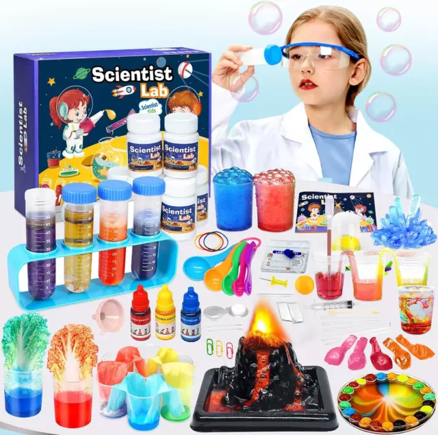  UNGLINGA 30 Experiments Science Kit for Kids with Lab