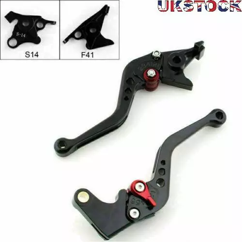 Short Brake Clutch Levers For Suzuki HAYABUSA/GSXR1300 2008-2014 2013 Black UK