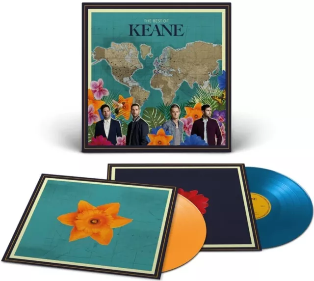 Keane: The Best Of Keane - New 2 LP Exclusive Orange and Blue Colored Vinyl