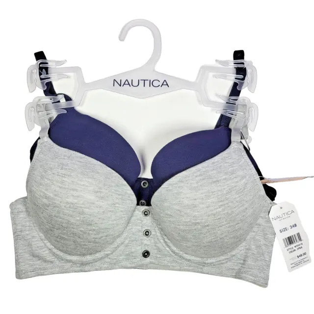 Nautica, Intimates & Sleepwear, Nautica Intimates 2 Lightly Lined Bras  Size 42dd