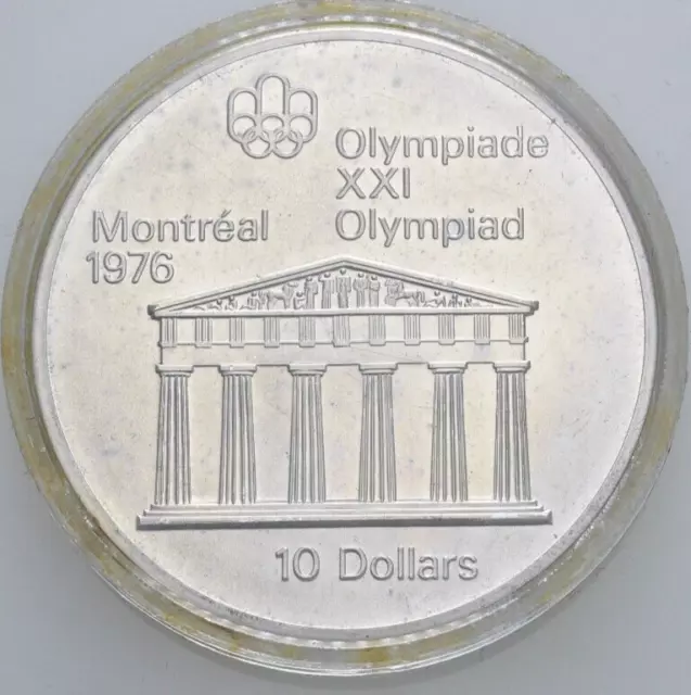 Künker: Kanada, 10 Dollar 1973, 1974, Olympiade Montreal, Silber, Top!