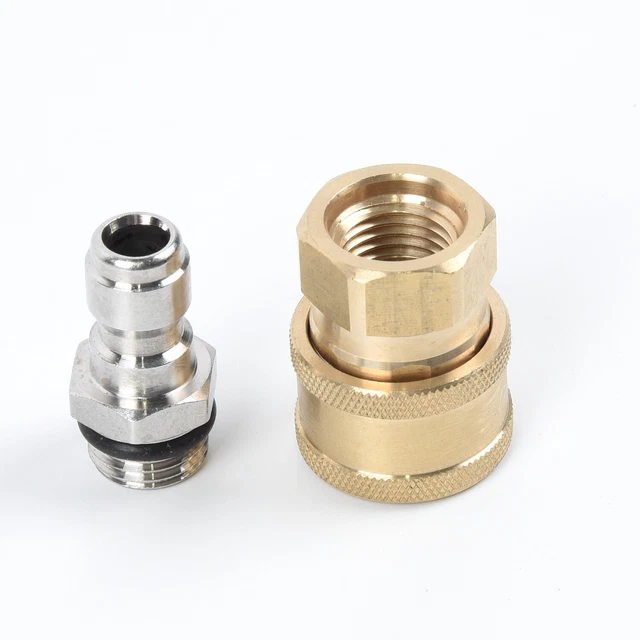 Schnellverschluss Anschluss 1/4 Stecker M22/14 Buchse Stecker Ersatzteil Waschen