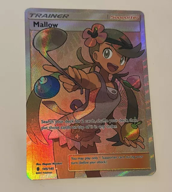 TRAINER Mallow 145/145 Full Art ~ GUARDIANS RISING ~ NEAR MINT ~ Pokemon