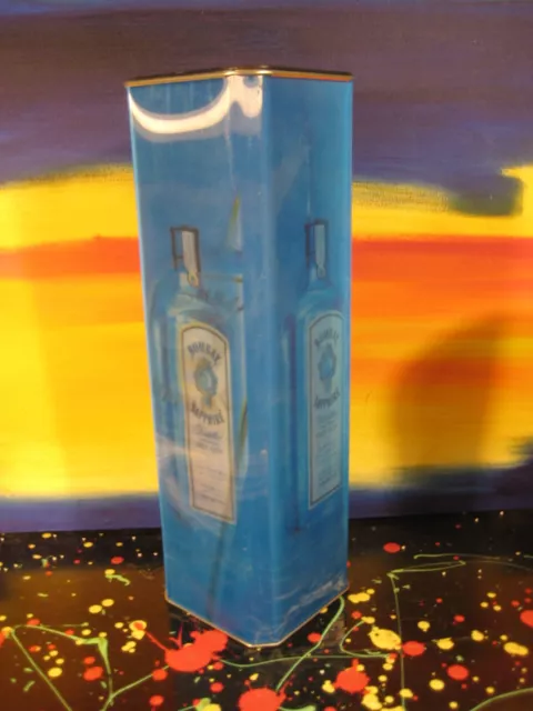 Bombay Sapphire Gin Lenticular 3D FX Empty Collector Tin with Lid 2