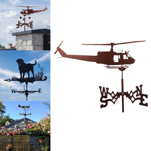 WEATHER VANE ROOF Wind Direction Indicator Weathervane Scene EUR 39,98