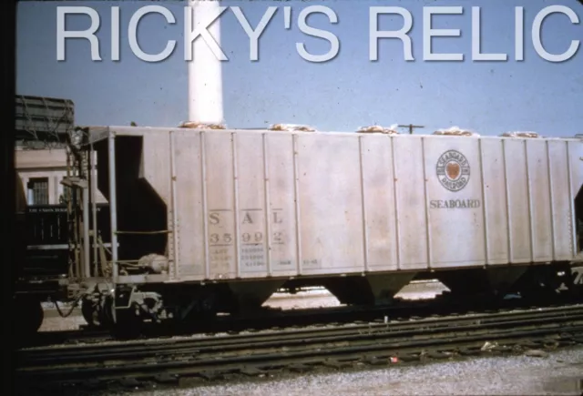 Duplicate Slide SAL #35992 Covered Hopper Seaboard Air Line Dallas TX 1966