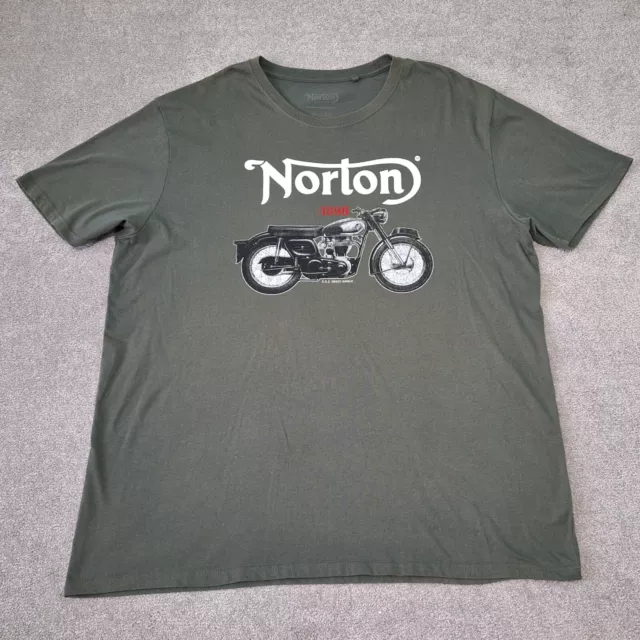 Norton Motorcycles Men's T-shirt Size 3XL Short Sleeve Motorcycle Tee