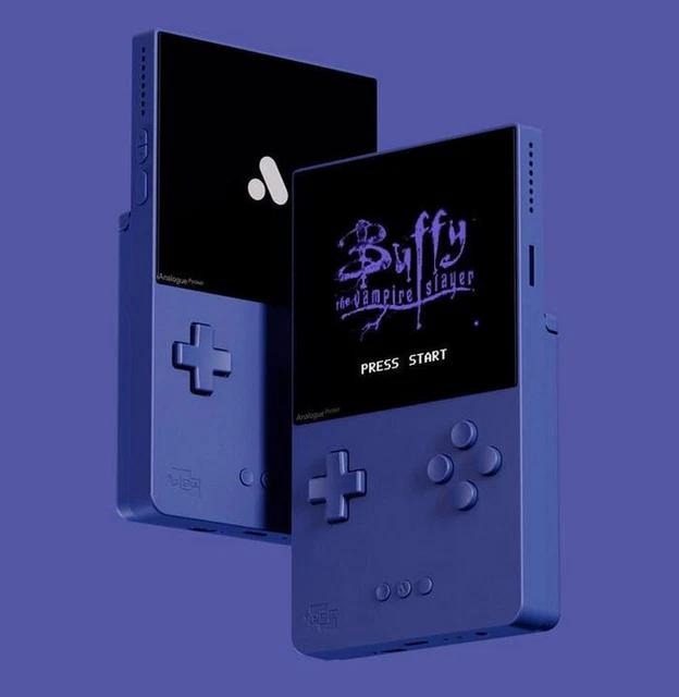 ANALOGUE POCKET CONSOLE INDIGO + Official Screen Protector, BRAND NEW