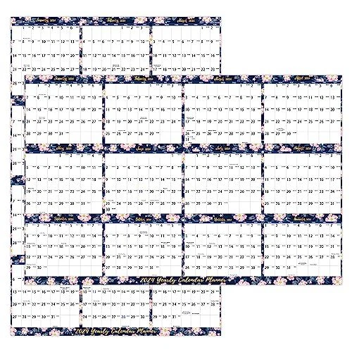 DRY ERASE CALENDAR 2025 January 2025 December 2025 2025 Yearly Wall