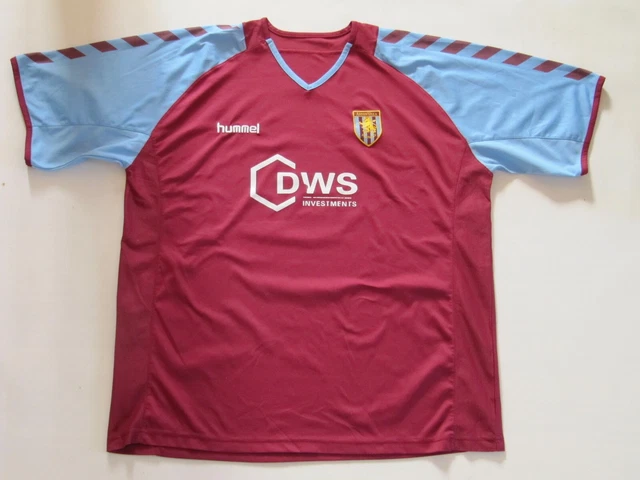 Aston Villa Herren Fußball Trikot Hummel Gr. 2XL Jersey Shirt