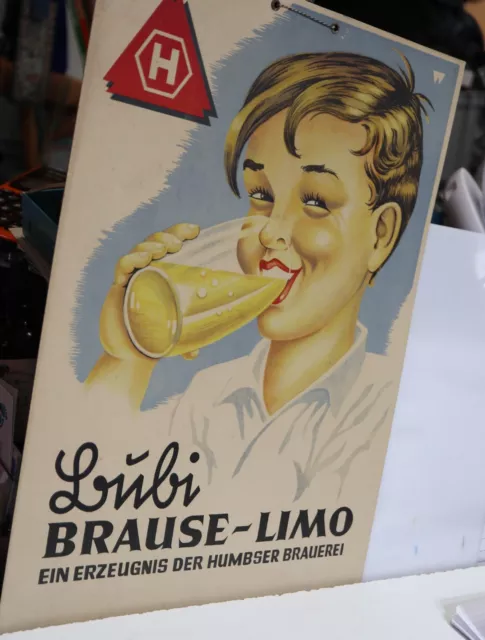 Bubi Brause, Humbser Brauerei - Pappschild, 42 x 30 cm