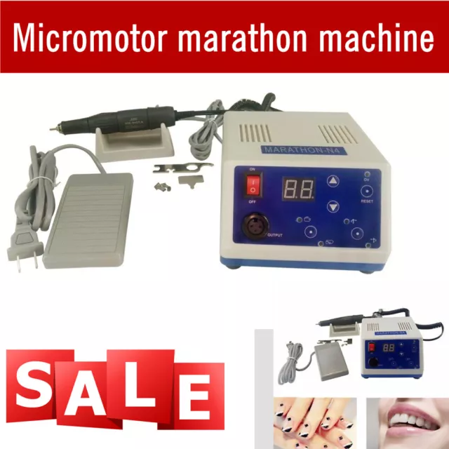 Dental Lab Marathon polishing machine Micromotor Unit N4 + 45K RPM Handpiece