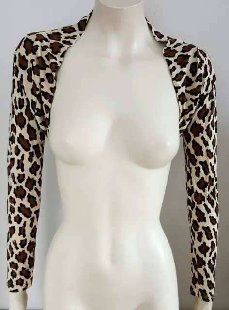 Bolero torera Cardigan sueter Mujer Leopardo Talla única