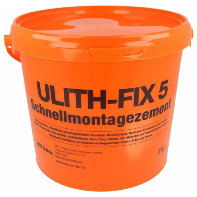 WBV Schnellmontagemörtel Ulith-Fix 5, 1 kg 255110 (Schnellmörtel Schnellzement)