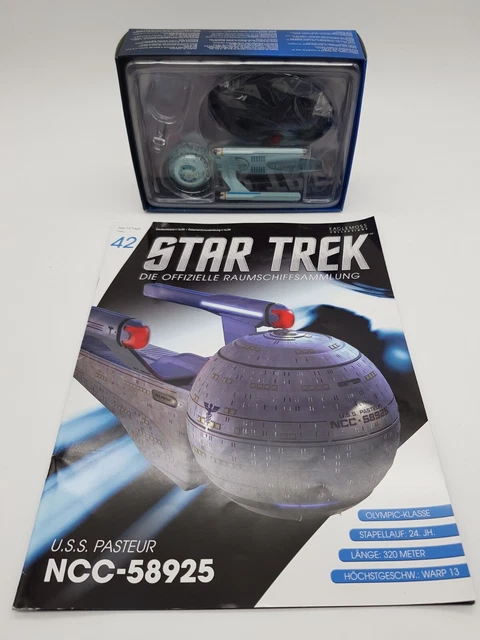 STAR TREK Rivista ufficiale Starships #42 U.S.S. Pasteur NCC-58925 EAGLEMOSS