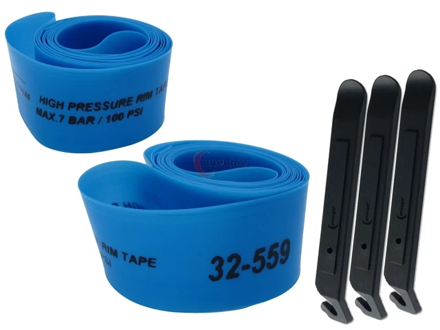 2x Schwalbe Felgenband Super HP 26 Zoll 32-559 (B: 32mm D: 559mm) +3 Reifenheber