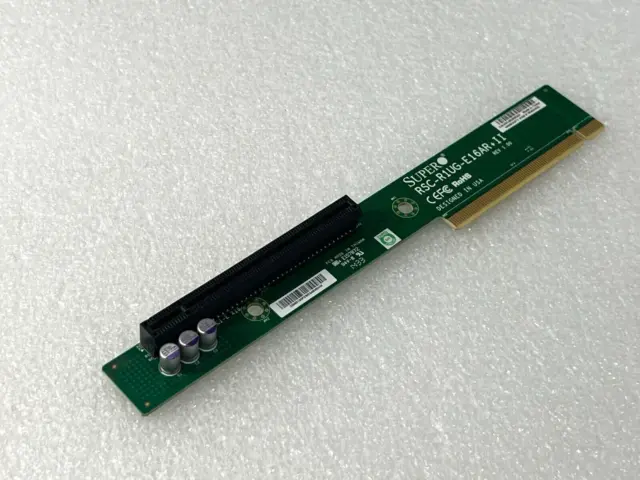 SuperMicro 1U PCI-e X16 GPU Riser Card No Bracket RSC-R1UG-E16AR+II NICE DEAL !!