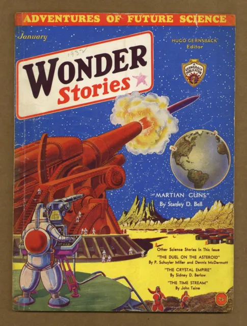 Wonder Stories Pulp 1st Series Jan 1932 Vol. 3 #8 FR/GD 1.5