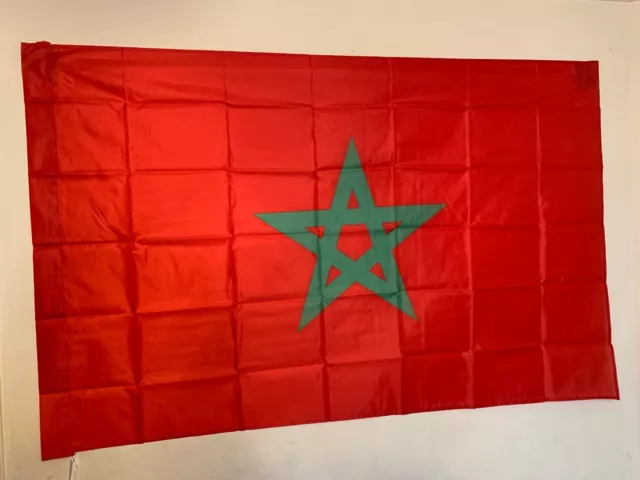 Drapeau du Maroc, 90 x 150 cm - Aux Feux de la Fête - Paris