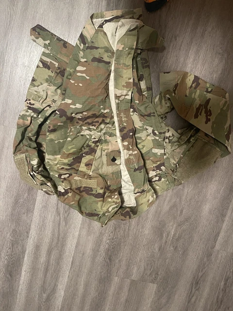 US Army Camo OCP Combat Uniform ACU Multicam TOP Coat Size Small Long NWT