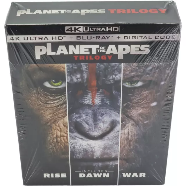 Trilogie la Planète des Singes 4K Ultra HD + Blu-ray + DigiPack Collector Zone A