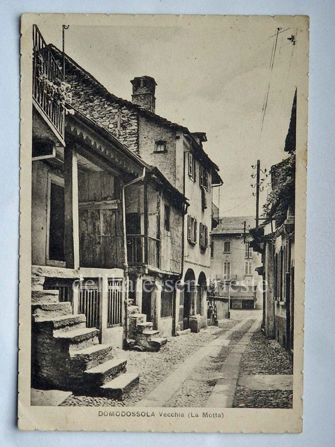DOMODOSSOLA La Motta Verbania vecchia cartolina