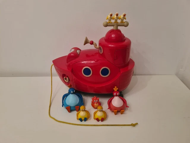 Cbeebies Pull CBEEBIES TWIRLYWOOS BIG Red Boat Pull Along With Lights An Sounds x5 ...