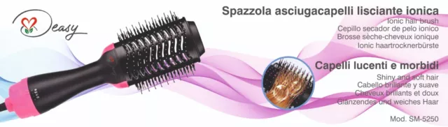 L'ORIGINALE Spazzola asciugacapelli Deasy One Step ionica - Metallo e ceramica 2