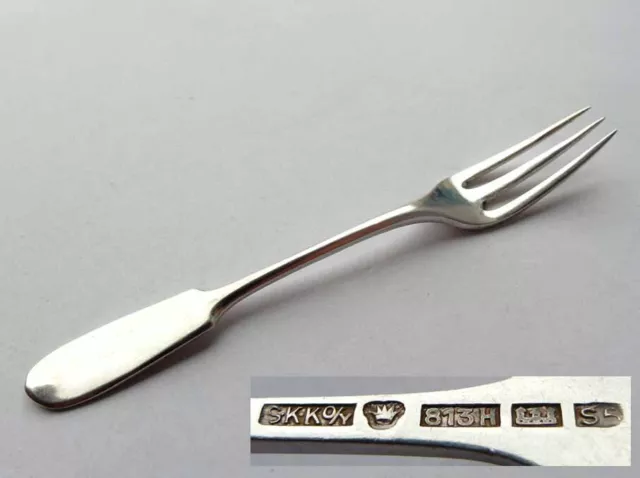 Old Zitronengabel/ Fork/Serving Fork , Finland, Silver, Um 67.8oz563