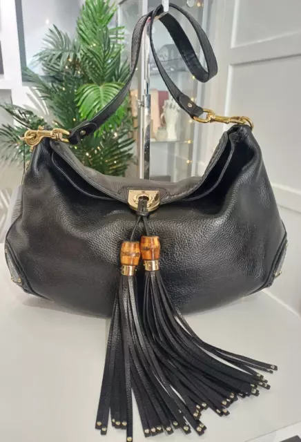 Gucci Indy Guccissima Black Leather Tote Bag Shoulder Bag ERP £1,695.00