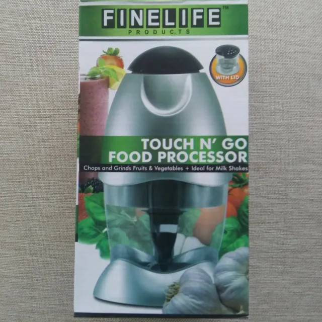 Finelife Touch n' Go Food Processor with LId Ideal Milk Shakes,smoothies 8"x4"