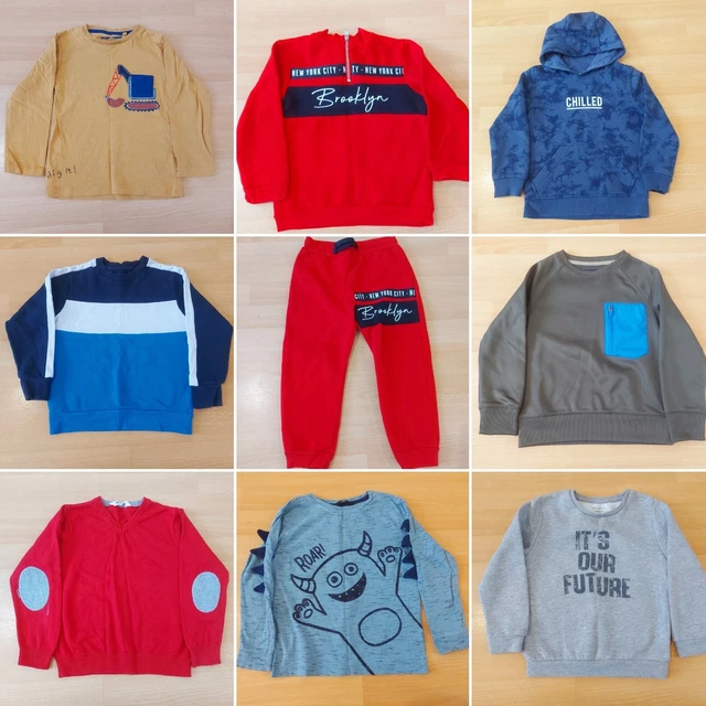 Pacchetto maglione 4-5 anni top e inferiore NEXT RIVER ISLAND a maniche lunghe caldo