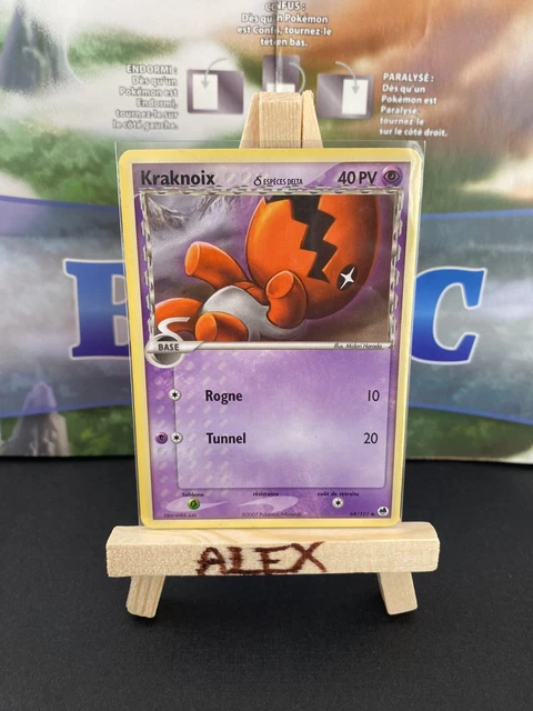 Carte Pokemon Kraknoix 68/101 / Bloc EX ile des Dragons / Bon état FR