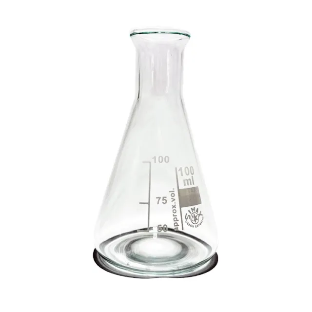 SIMAX 100mL Erlenmeyer Conical Flask Narrow Neck - LABORATORY LAB