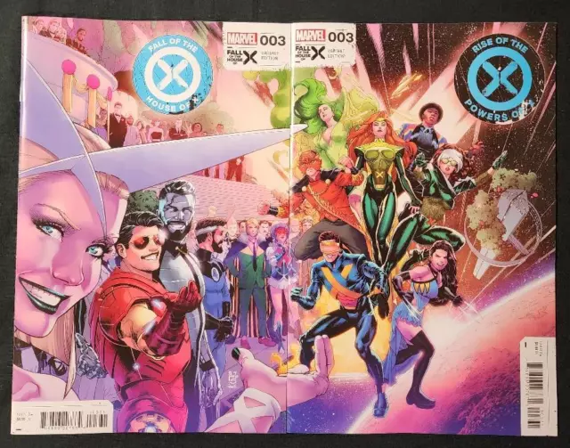 Fall Of The House Of X #3 Rise Of The Power Of X 3 Siqueira Connecting Set X-Men