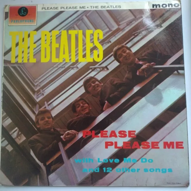Please Please Me By The Beatles Vinyl Album Original 1963 Uk Parlophone Pmc 1202